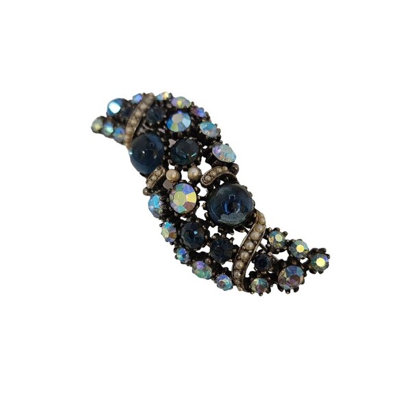Vintage Signed ART Blingy Free Form Brooch (A4367) - Picture 1 of 5